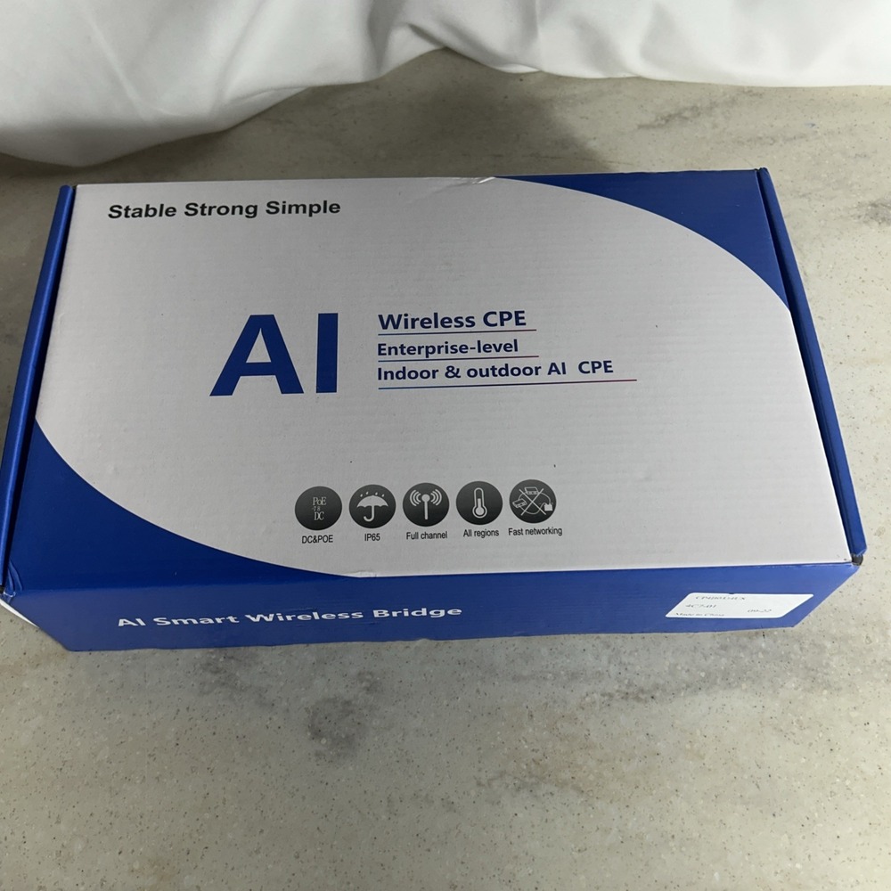 AI Wireless CPE Enterprise Level  Smart Wireless Bridge for Indoor Outdoor